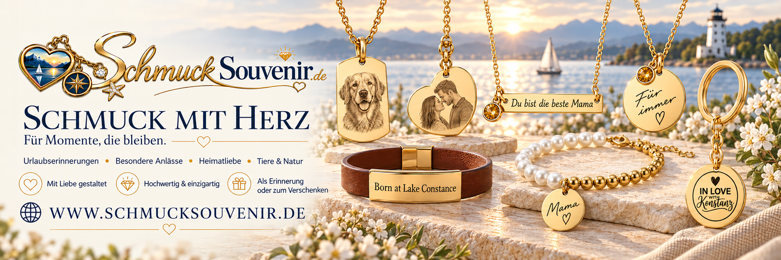 SchmuckSouvenir – Schmuck mit Herz, inspiriert vom Bodensee